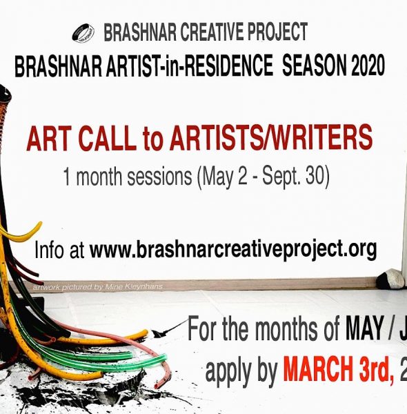 Brashnar Creative Project: Brashnar International Artist-in-Residence Summer 2020