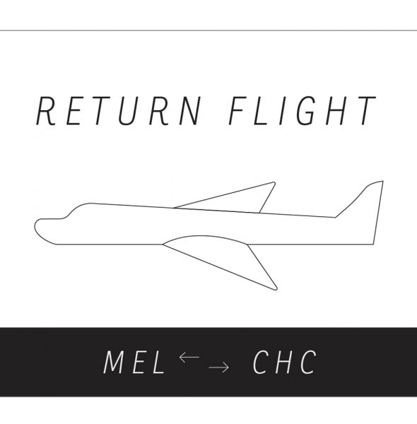 RETURN FLIGHT MEL>CHC
